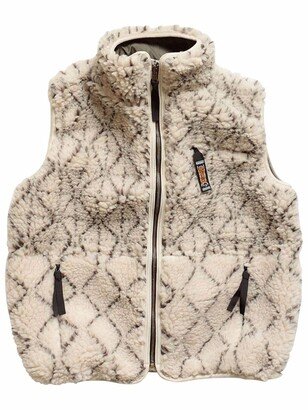 Do-Gi Sashiko Boa fleece vest