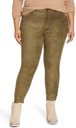 Ami Faux Suede Ankle Skinny Pants