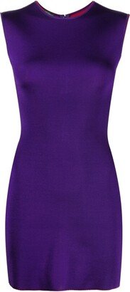 Herve L. Leroux Knitted Mini Dress