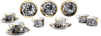 High Fidelity cat tea cups (set of six)