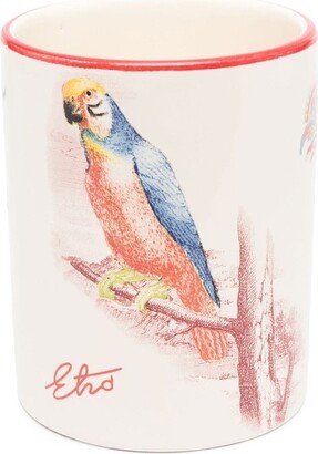 Illustration-Print Ceramic Cup