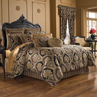 Reilly Woven Chenille Damask 4-piece Comforter Set