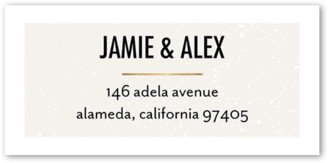 Wedding Address Labels: Inked Rehearsal Address Label, White, Address Label, Matte
