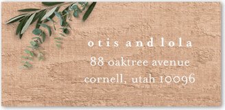 Wedding Address Labels: Now Engaged Address Label, Brown, Address Label, Matte