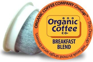 The Organic Coffee Co. Compostable Coffee Pods - Breakfast Blend (36 Ct) K Cup Compatible including Keurig 2.0, Medium Roast, USDA Organic