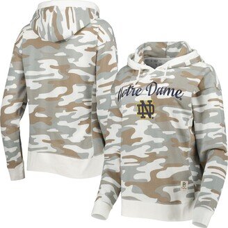 Women's Pressbox Camo Notre Dame Fighting Irish San Pablo Pullover Hoodie