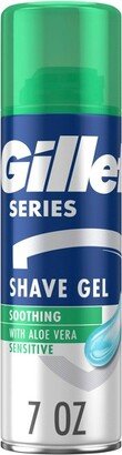 Series Sensitive Soothing with Aloe Vera Men's Shave Gel - 7oz