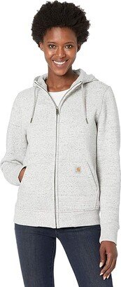 Clarksburg Full Zip Hoodie (Asphalt Heather Nep) Women's Sweatshirt