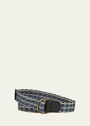 Guanabana Handmade Men's Woven D-Ring Belt