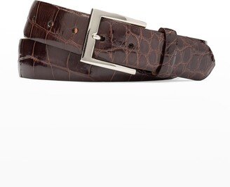 Glazed Alligator Belt