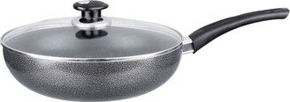 Wok with Lid Aluminum Non-Stick 10