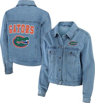 Women's Wear by Erin Andrews Florida Gators Button-Up Denim Jacket