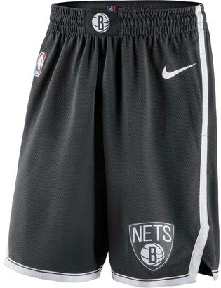 Men's Black 2019/20 Brooklyn Nets Icon Edition Swingman Shorts