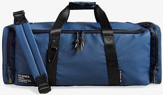 Navy Hyke Twin-handle Rubberised Holdall