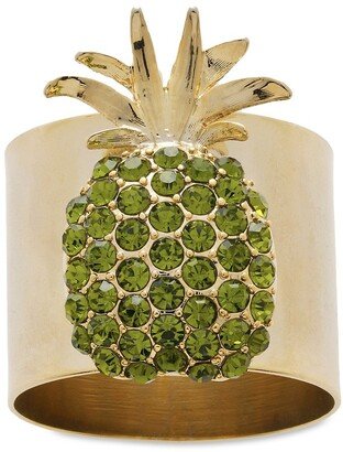 Pineapple Napkin Rings 2-Piece Set