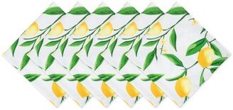 Lemon Bliss Print Outdoor Napkin, Set of 6