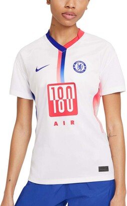 Women's White Chelsea 2020/21 Fourth Stadium Air Max Replica Jersey