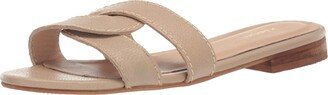 Women's Santorini Infinity Loop Woven Flat Slide Sandal