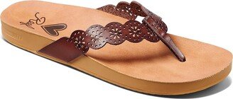 Cushion Scallop Celine (Rust) Women's Shoes