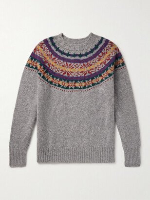 Fragments of Light Fair Isle Wool Sweater