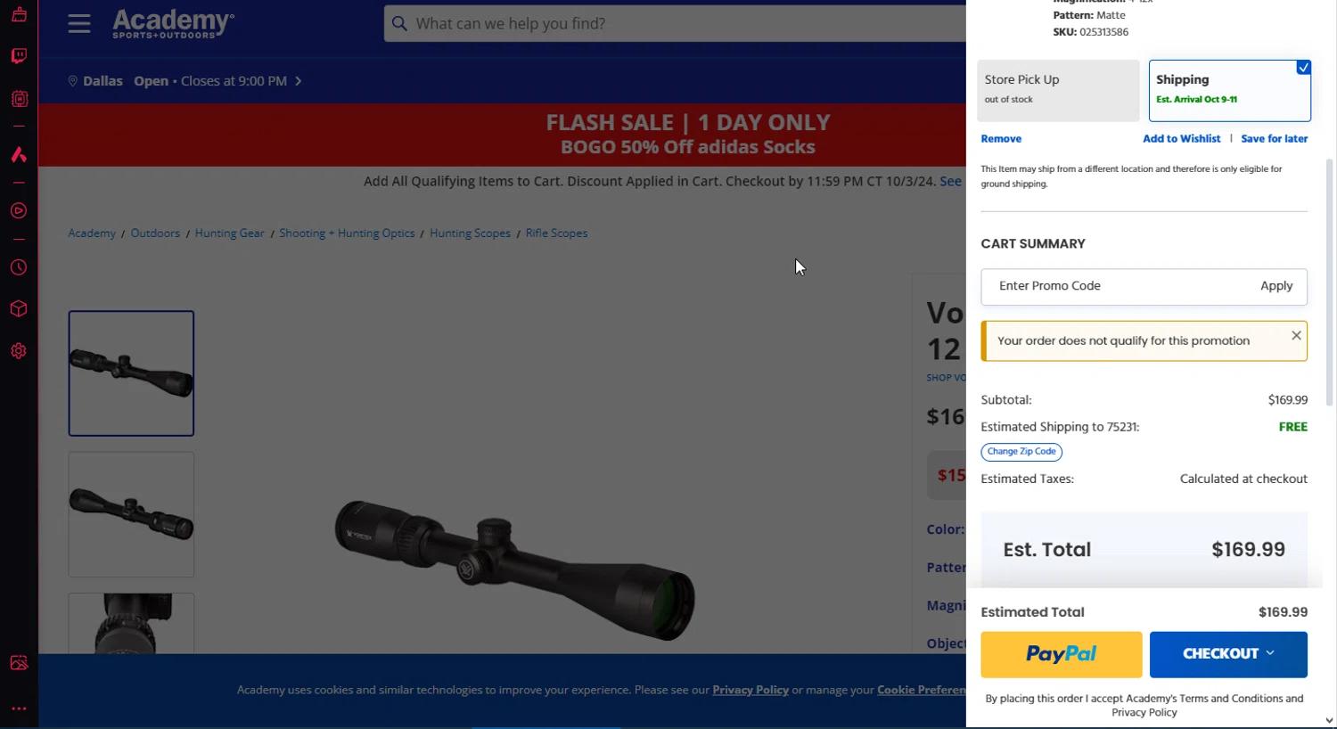 how to use Academy coupons