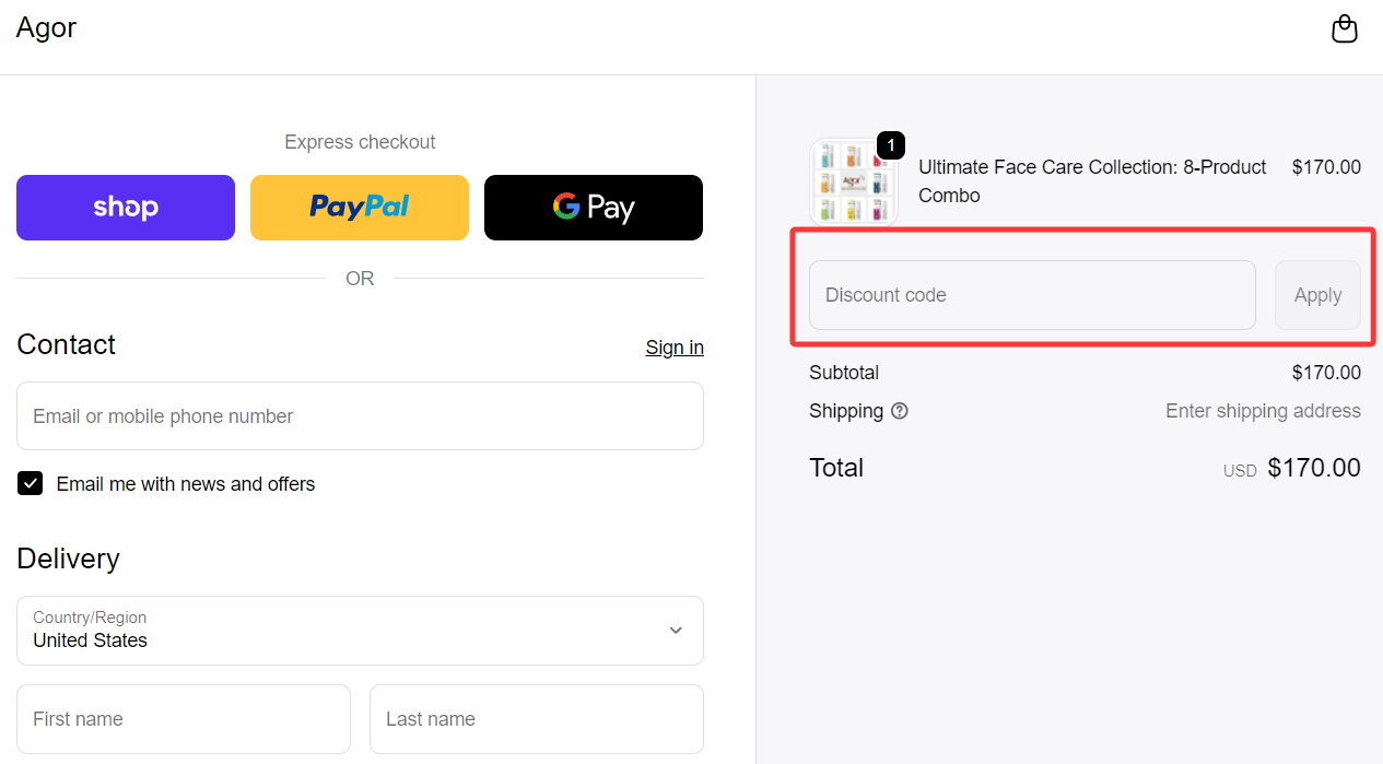 how to use Agor coupons