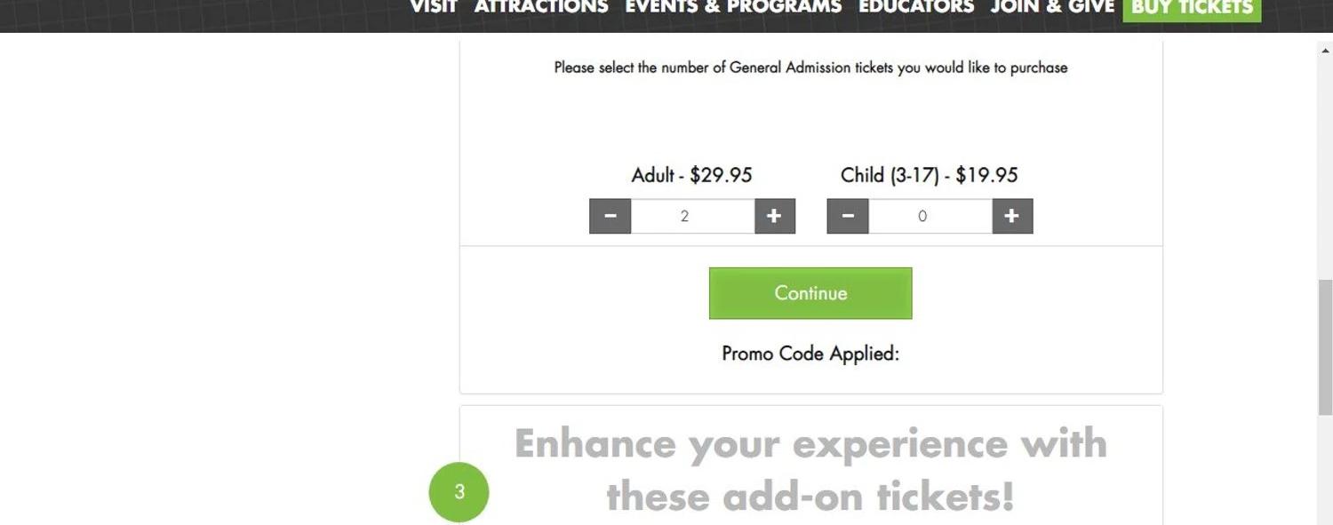 how to use Arizona Science Center coupons