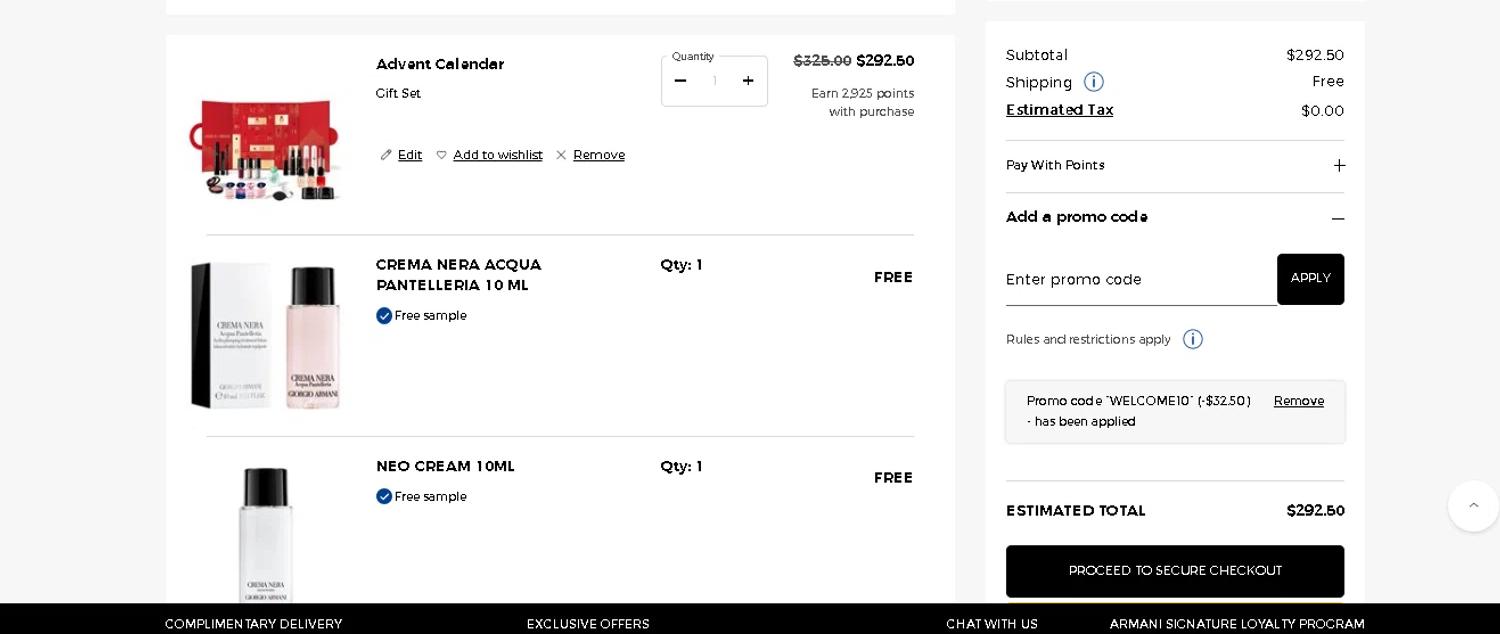 how to use Giorgio Armani Beauty US coupons
