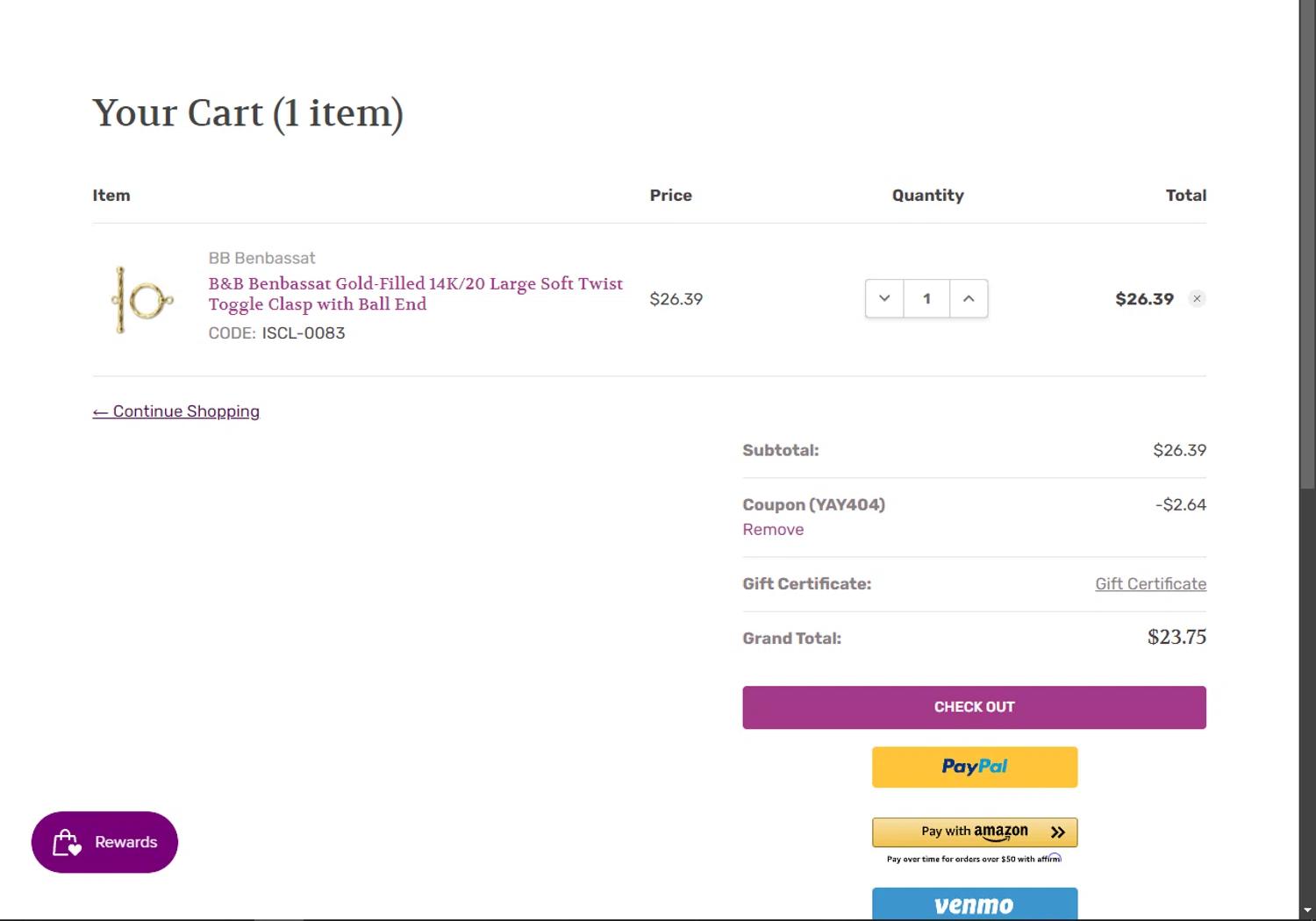 where to use Artbeads promo code box