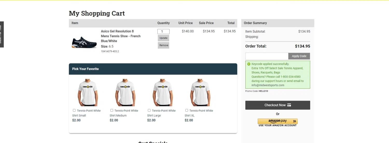 where to use Atp Tour promo code box