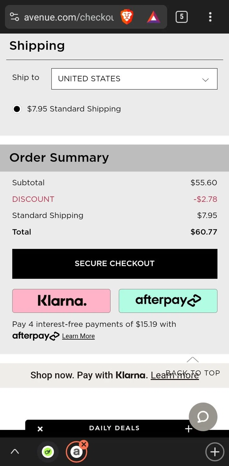 how to use Avenue coupons
