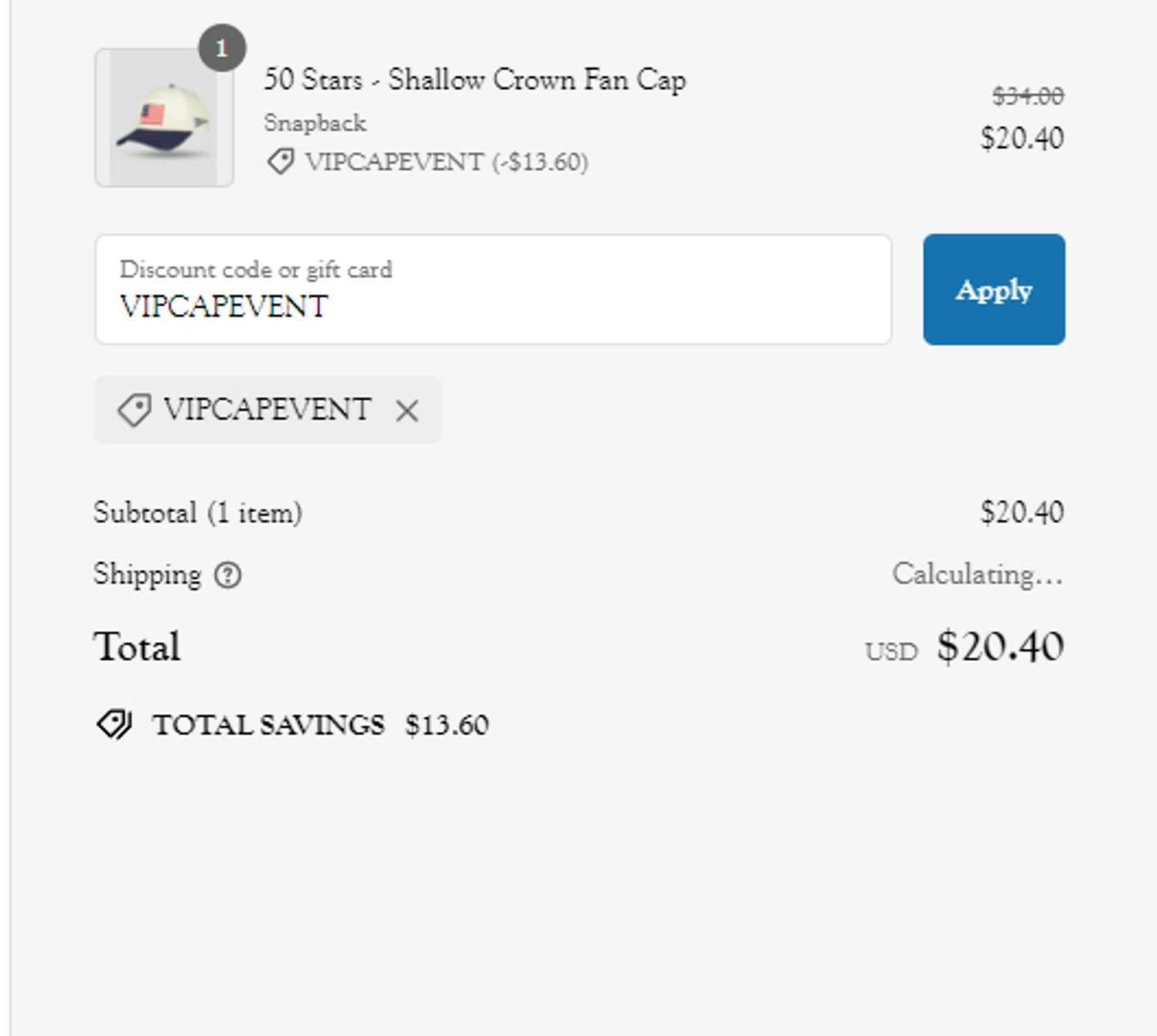 where to use Baseballism promo code box