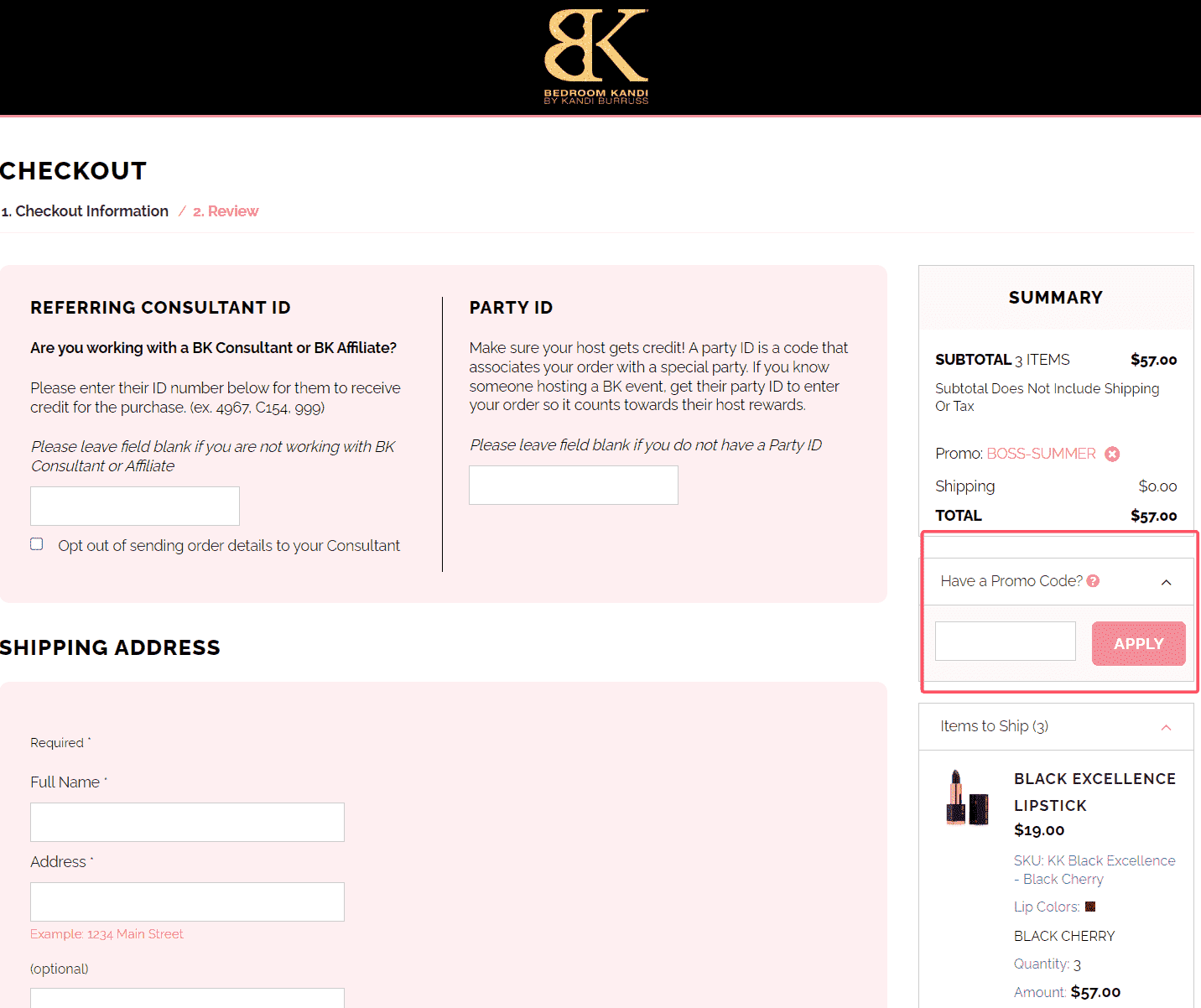 how to use Bedroomkandi coupons