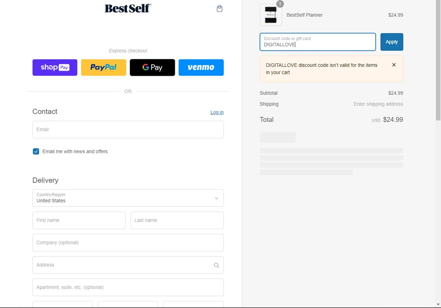 how to use BestSelfCo coupons
