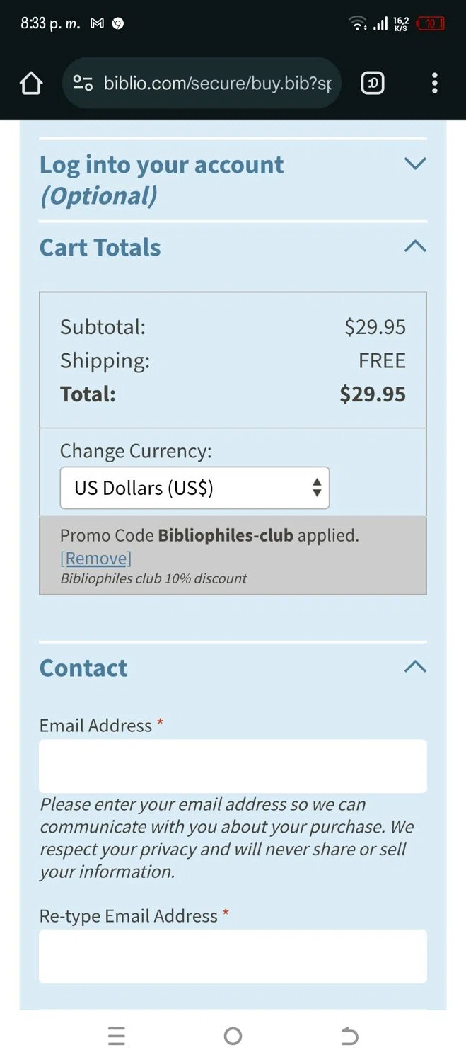 how to use Biblio coupons