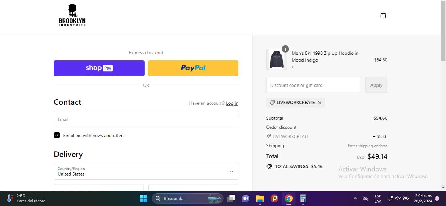 how to use Brooklyn Industries coupons