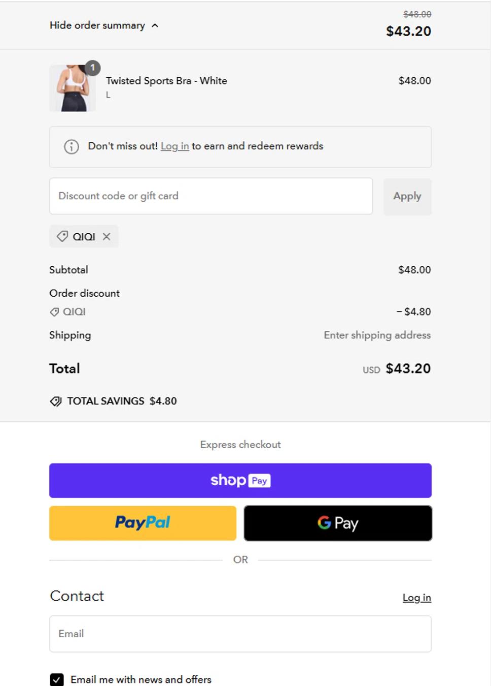 where to use Buffbunnys promo code box