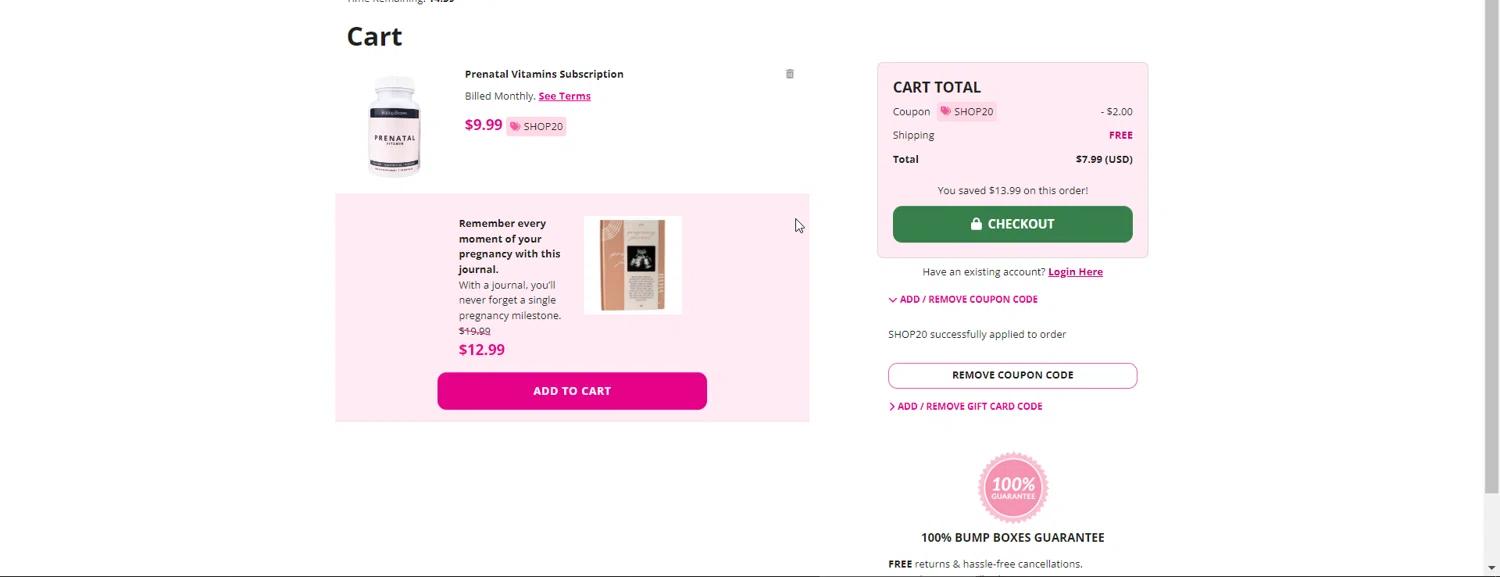 how to use Bump Boxes coupons
