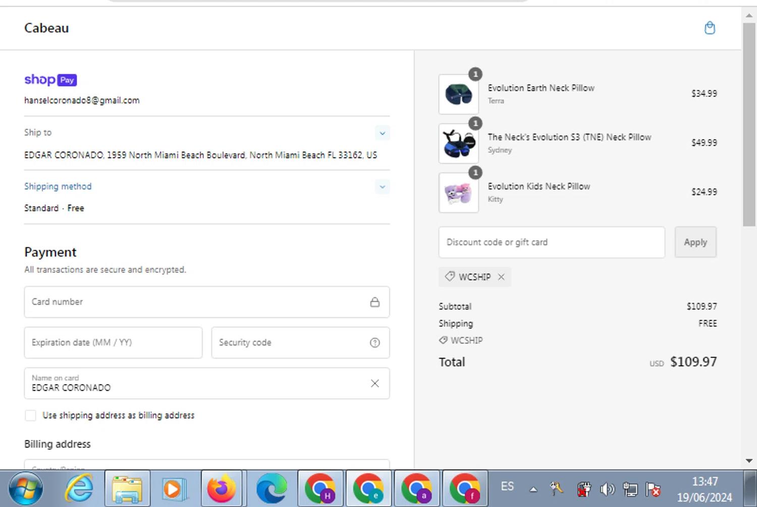how to use Cabeau coupons