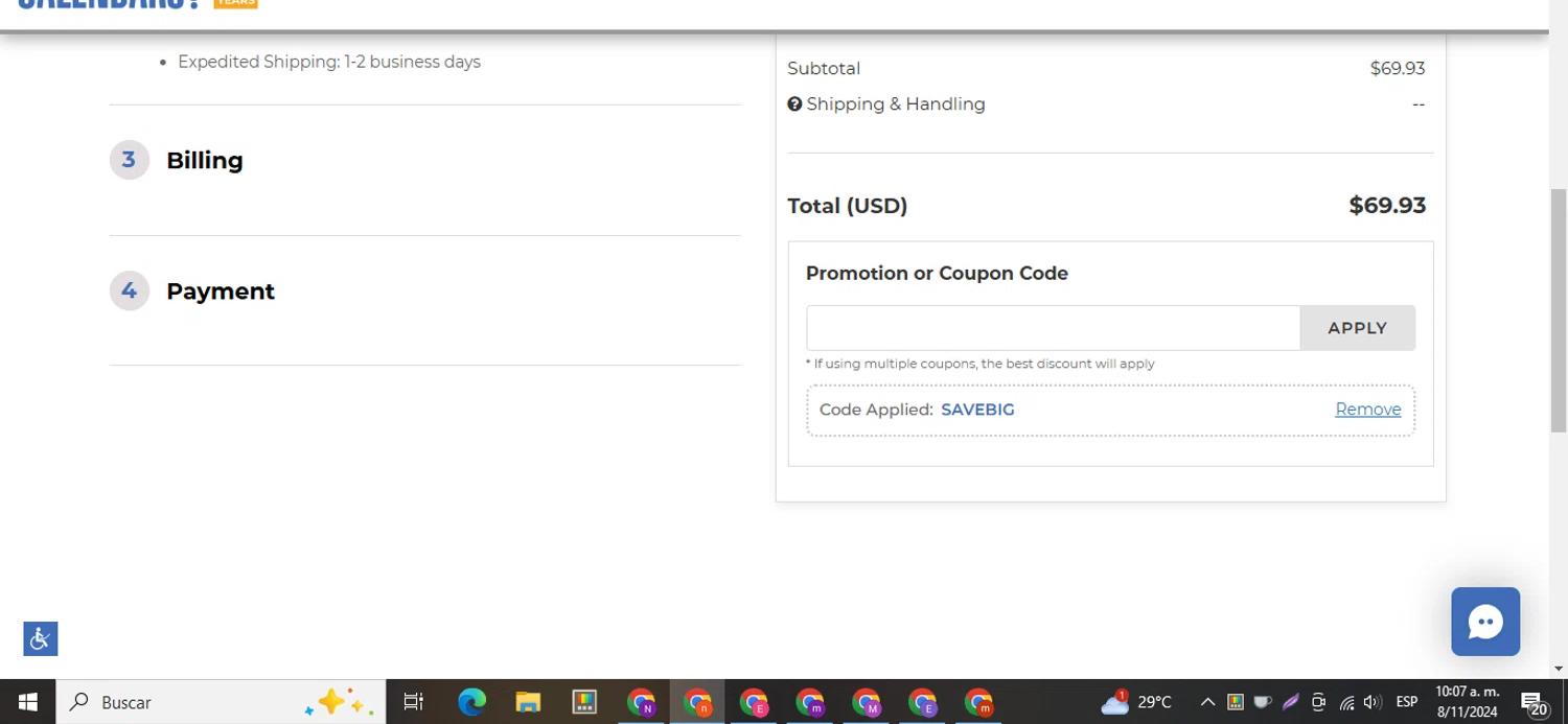how to use Calendars.com coupons