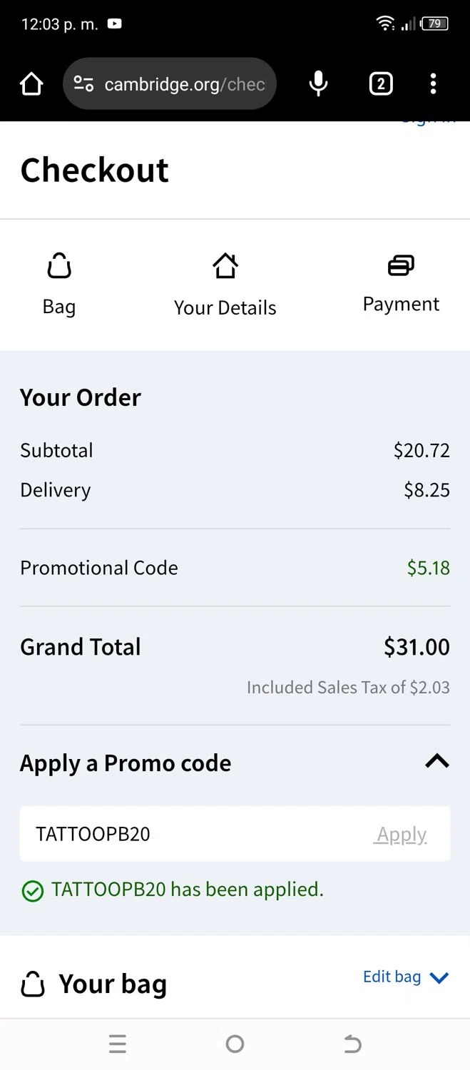 how to use Cambridge University Press coupons