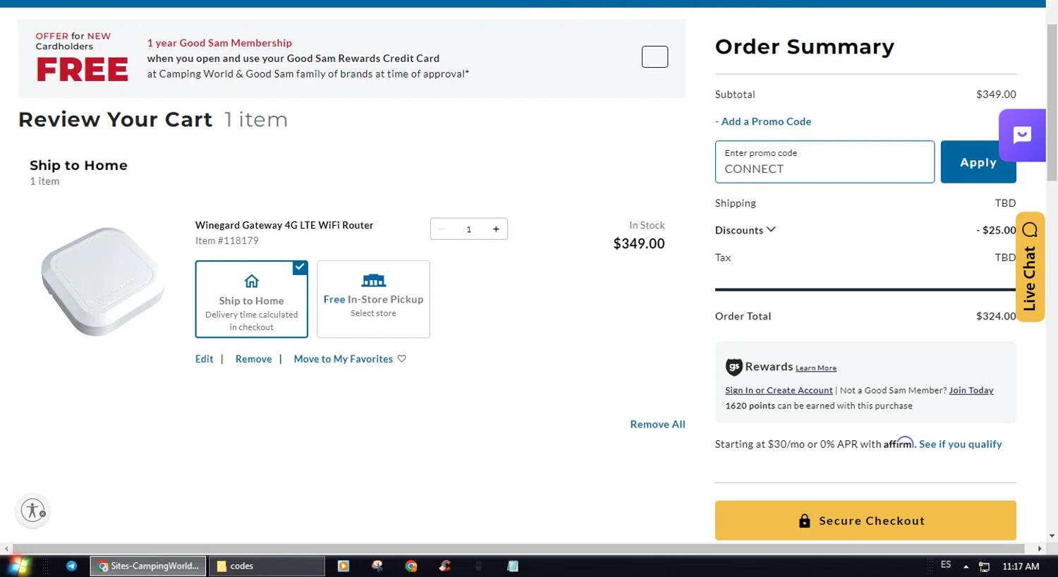 how to use Camping World coupons