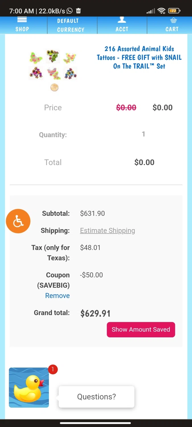 where to use Chompies promo code box