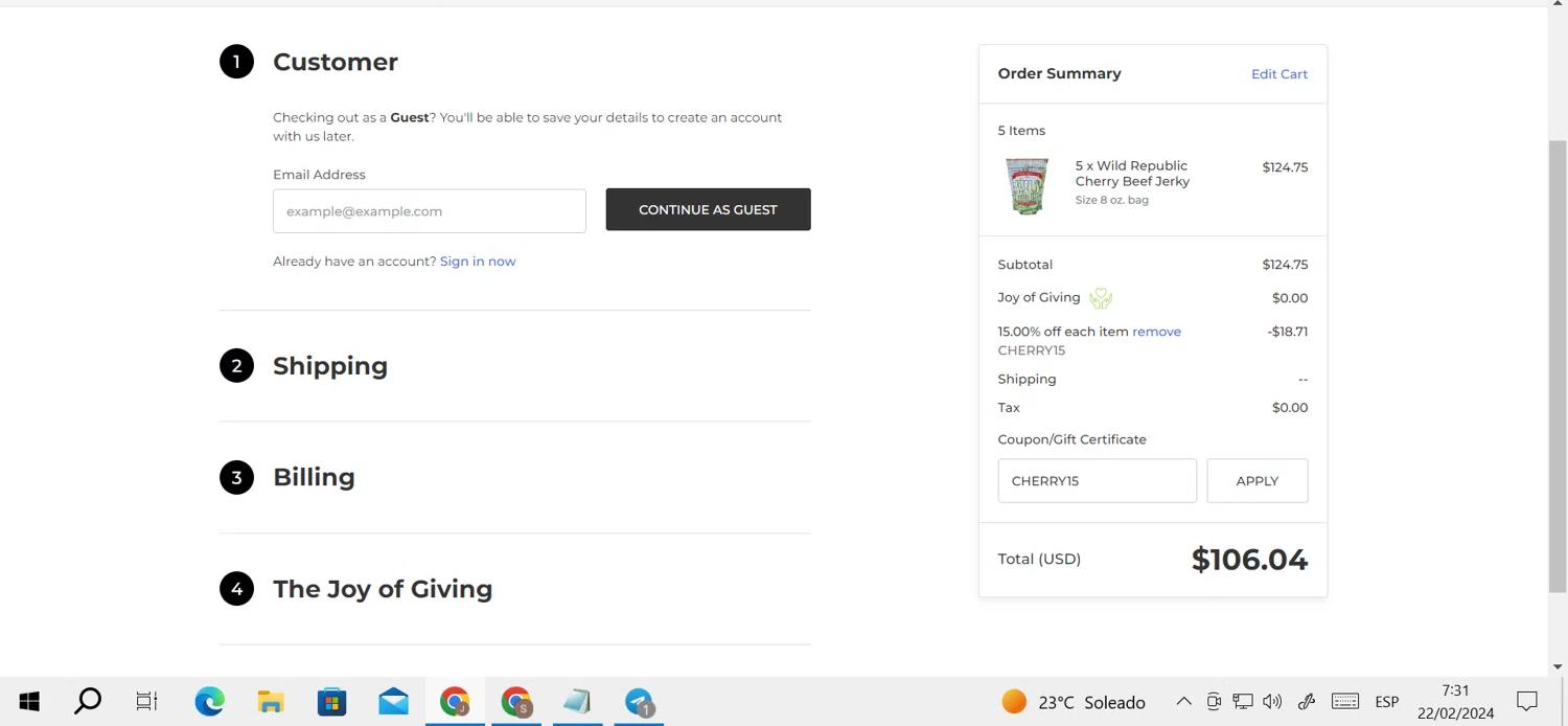 how to use Cherry Republic coupons