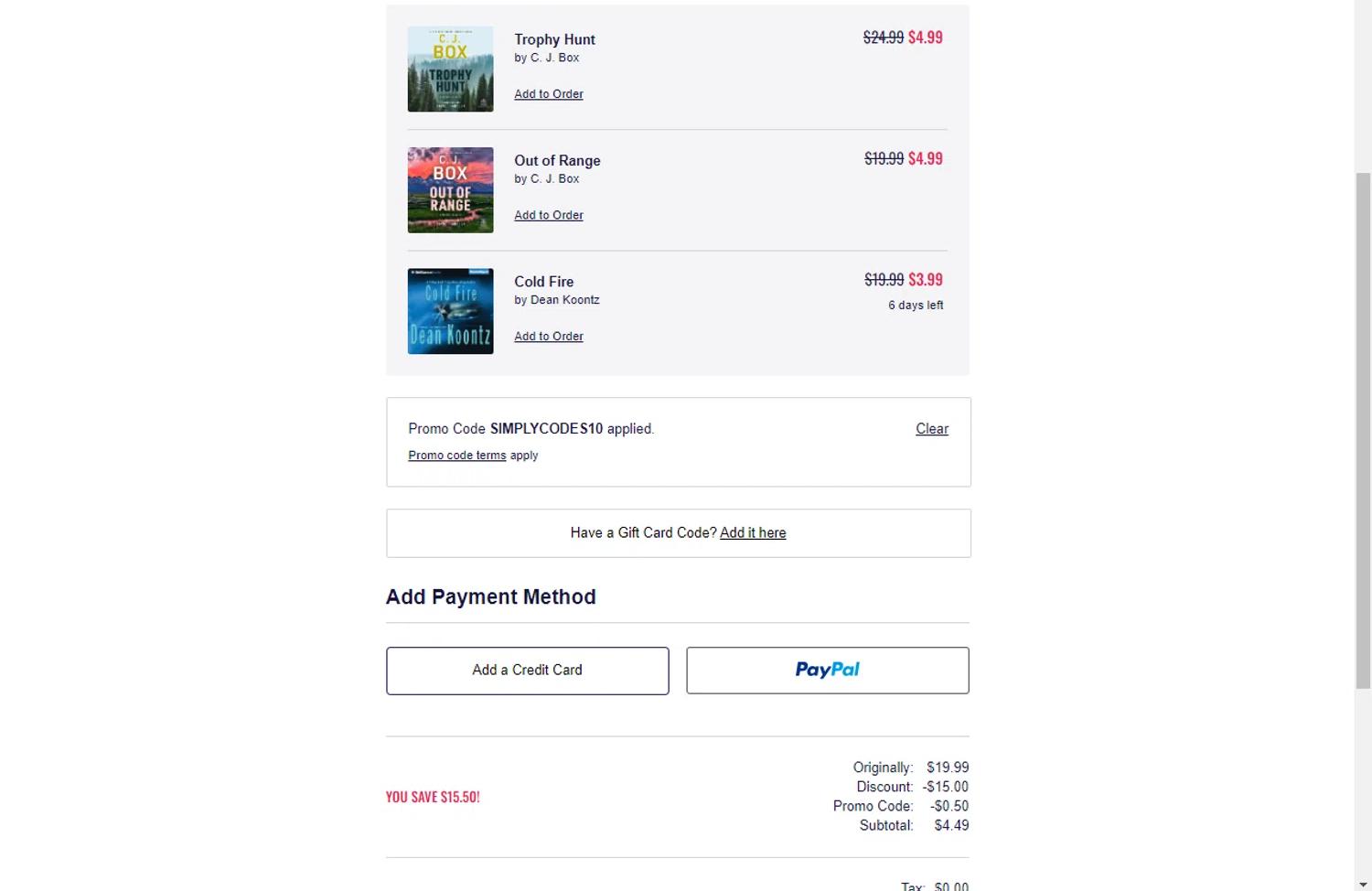 how to use Chirp Books coupons