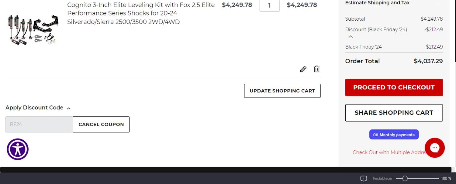 how to use Cognito Motorsports coupons