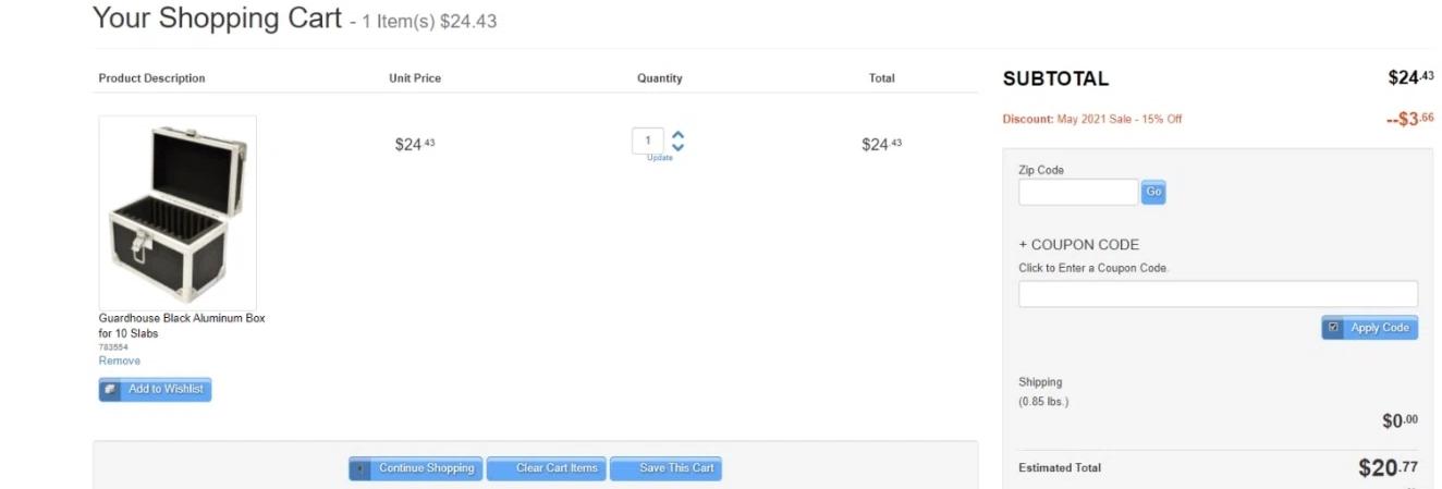 where to use Coin Supply Express promo code box