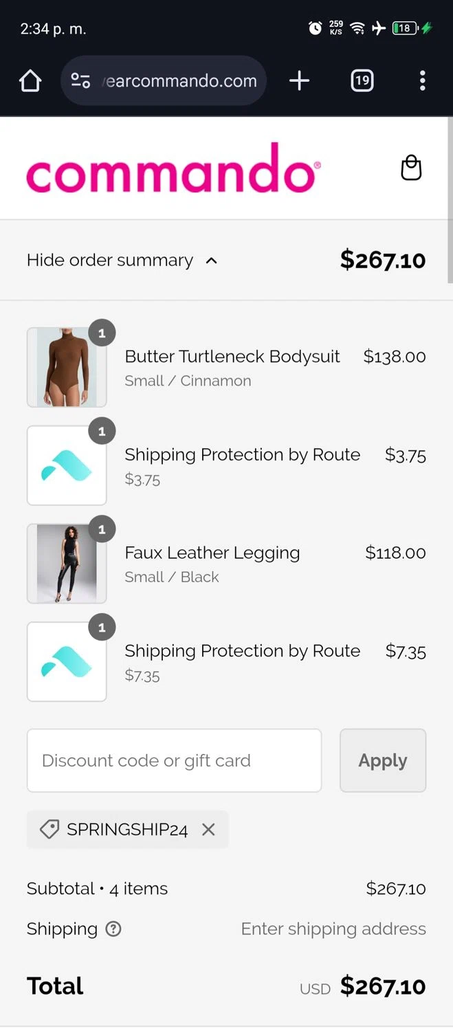 how to use Commando coupons