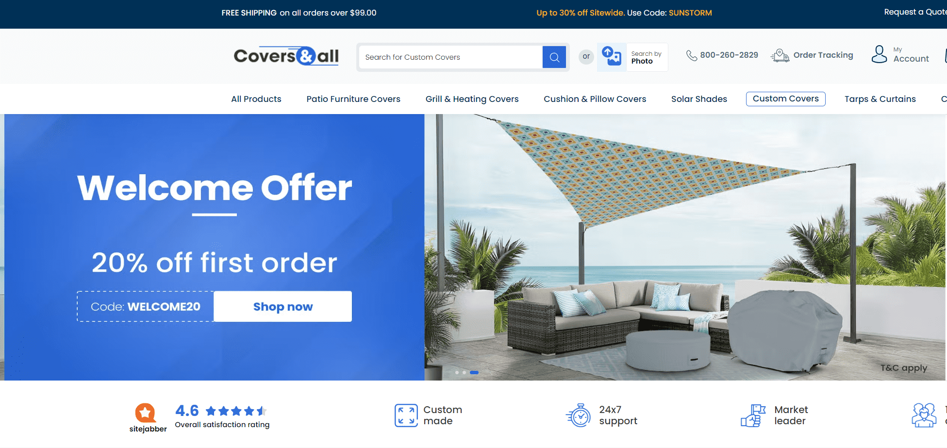 where to use Covers & All promo code box