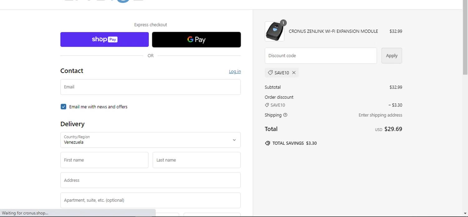 how to use The Cronus Shop coupons